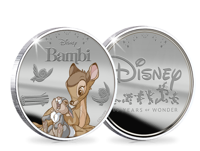 La frappe en argent sous licence officielle DISNEY™: « Bambi »
