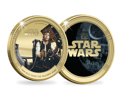 Han Solo aux commandex du Faucon Millenium - Star Wars Disney 100