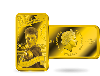 La monnaie-lingot officielle Harry Potter en or