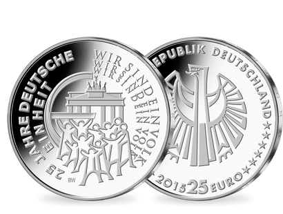 Deutschlands erste 25-Euro-Silber-Gedenkmünze