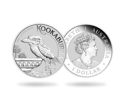 Monnaie de 1 Dollar en argent pur Australie Kookaburra 2022