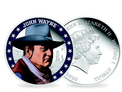 Monnaie officielle en argent pur «John Wayne» 2020