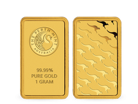 Offizieller Gold-Barren der australischen 