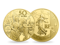 Frankreich 2018 50-Euro Gold-Gedenkmünze 