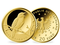 5er-Set Deutsche 20-Euro-Goldmünze 