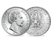 Bayern 5 Mark 1874-1876 Ludwig II.