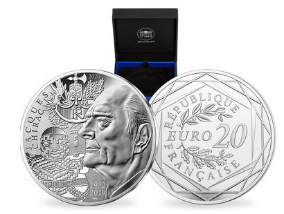 Monnaie de 20 Euros en argent « Jacques Chirac » 2020