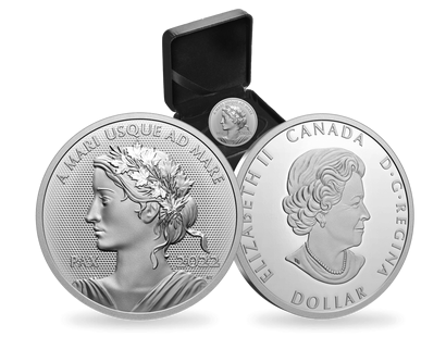 Kanada 2022: Silbermünze "Peace Dollar" -  Silberdollar-Kollektion