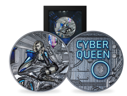 3-Unzen-Silber-Gedenkmünze "Cyber Queen"