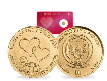 Monnaie en or le plus pur « Icônes du monde 2021 »