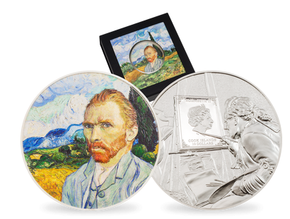 Monnaie de 2 onces d'argent pur «Vincent Van Gogh» 2022  