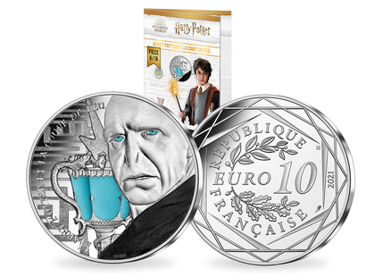 Monnaie officielle de 10 Euros en argent «Harry Potter et la coupe de feu 8/18» 2021