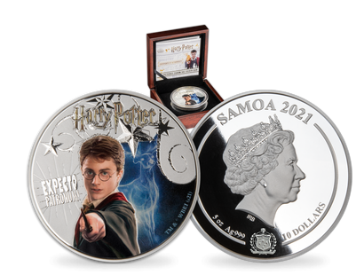 Monnaie de 5 onces en argent pur «Harry Potter™ : Expecto Patronum» 2021 
