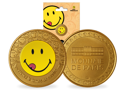 Mini-médaille Smiley - Gourmandise