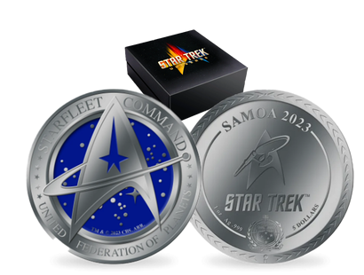 Monnaie en argent pur Starfleet command - Star Trek™