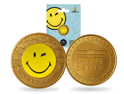 Mini médaille Smiley- Joie 