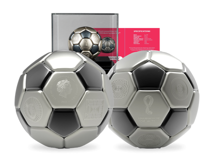 „Football in Qatar“ – die 3D-Silbermünze zum FIFA World Cup 2022™!