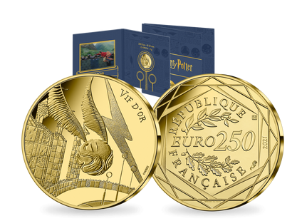 Monnaie officielle 250 Euros en or pur «Harry Potter Vif d'Or 2020 2/2» 2021