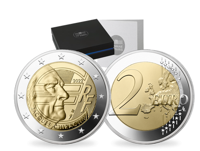 Monnaie commémorative de 2 Euros «Jacques Chirac» 2022 - BE