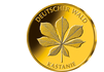 Die deutsche 20 Euro Goldmünze 2014 "Kastanie"
