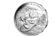 Die offizielle 10-Euro-Münze 'Mickey als Surfer'