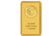 Gold-Barren "Känguru" - 1 g Gold (999,9/1000)