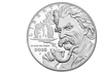 Silbermünze der USA 'Das Leben des Mark Twain' in PP