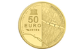 Frankreich 2018 UNESCO 50 Euro Gold-Gedenkmünze "Louvre & Pont des Arts"
