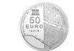 Frankreich 2018 UNESCO 50 Euro 5 Unzen Silber-Gedenkmünze "Louvre & Pont des Arts"