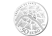50-Euro-Silbermünze ''Schätze von Paris: Pont Alexandre III.''