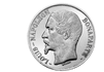 Die erste 5-Francs-Silbermünze von 1852