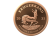 Südafrika 2021: Krügerrand-Goldmünze, 2 Unzen, PP