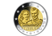 Luxemburg 2021: 2 Euro-Gedenkmünze "40. Hochzeitstag Großherzog Henri"