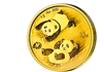 10 Yuan Gold-Anlagemünze China 2022 'Panda' - 1g