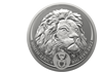 Südafrika 2022: 1 Unze Silbermünze "Der Löwe - Big Five - Serie 2"