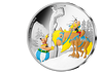 Offizielle 10 €-Silbermünze "Asterix und der Greif"			