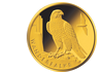 Deutsche 20-Euro-Goldmünze "Heimische Vögel - Wanderfalke" 2019 - Gemischte Prägezeichen