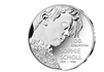 20-Euro-Silber-Gedenkmünze 2021 "100. Geburtstag Sophie Scholl" – Polierte Platte