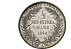 Deutsch-Neuguinea 1/2 Mark 1894 Wilhelm II.
