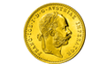 5 Münzen - Neuprägung "1 Dukat Franz Joseph I." Ersparnis: 3 %