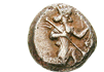Original Silbermünze "Dareios I." aus Persien!