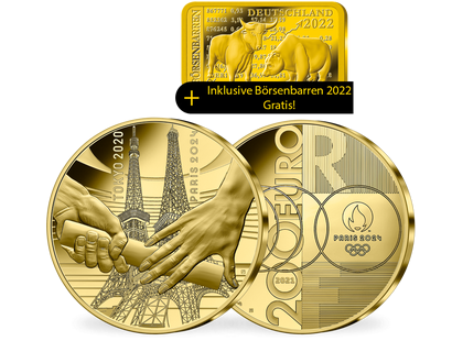 Olympische Spiele 2024: Die erste 1-Unzen-Gold-Gedenkmünze Frankreichs!