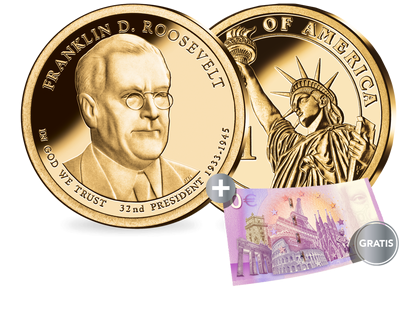 32. US-Präsidenten Dollar 'Franklin D. Roosevelt'