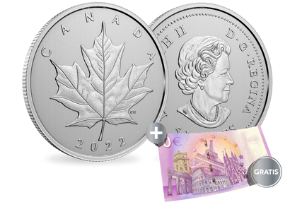 Kanada 2022: Fein-Silbermünze "Maple Leaf - Moments to hold"