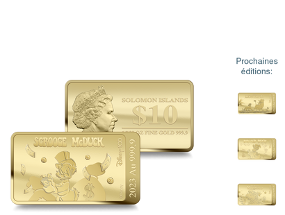 La collection de monnaies-lingots en or le plus pur sous licence officielle DISNEY™