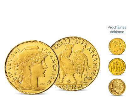 Une Collection de prestige : «Les Francs Or» de notre Histoire