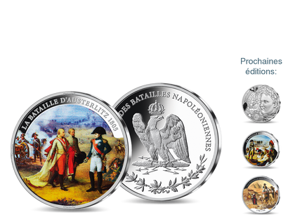 Revivez les plus grandes victoires de Napoléon à travers cette collection de « tableaux numismatiques » inédits ! 