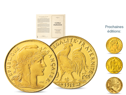 Une Collection de prestige : «Les Francs Or» de notre Histoire