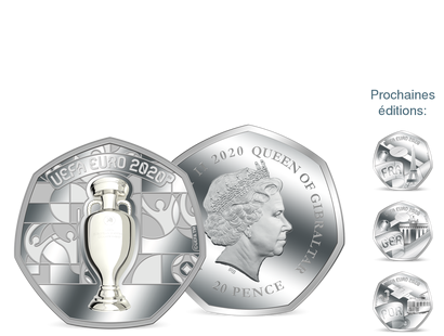 Monnaies officielles : Les pays participants au Championnat d'Europe de football UEFA 2020