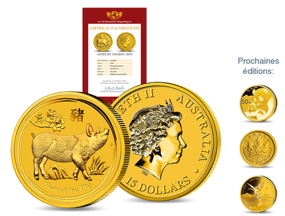 Collection "Les 10 monnaies Magnifiques en or 2019"